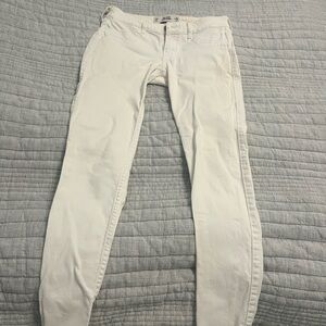 Hollister Women's Cream Skinny Jeans